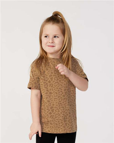 Rabbit Skins 3321 Brown Leopard — on model front