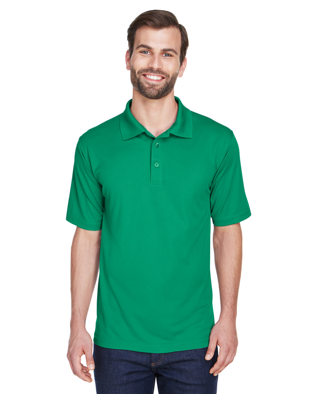 Men's Cool & Dry Mesh Piqué Polo - Kelly
