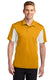 Sport-Tek ST655 - Men's Side Blocked Micropique Sport-Wick Polo - Gold / White