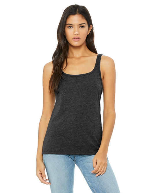 Women's Relaxed Jersey Tank - Heather Dark Gray