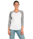 Next Level 6051 - Unisex Triblend 3/4-Sleeve Raglan - Premium Heather / Heather White
