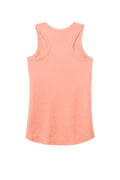 Women's Perfect Tri Racerback Tank - Heather Dusty Peach