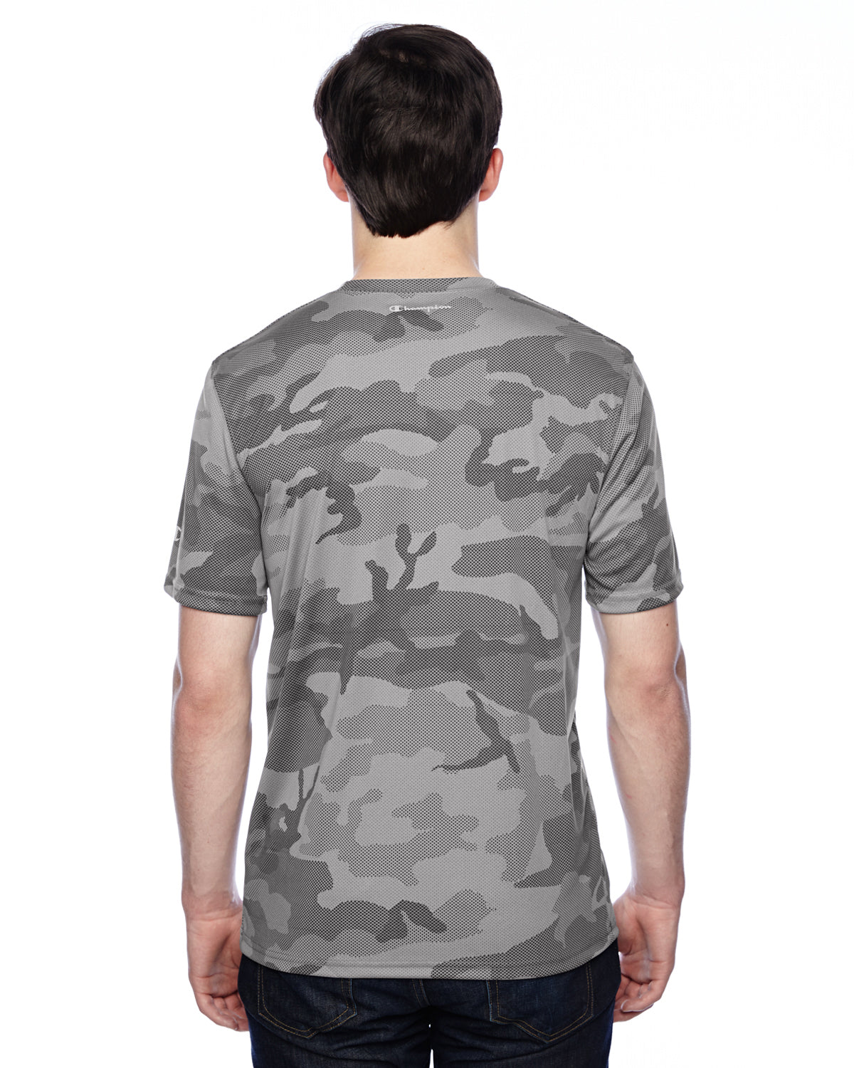 Unisex Double Dry® Interlock T-Shirt - Stone Gray Camo