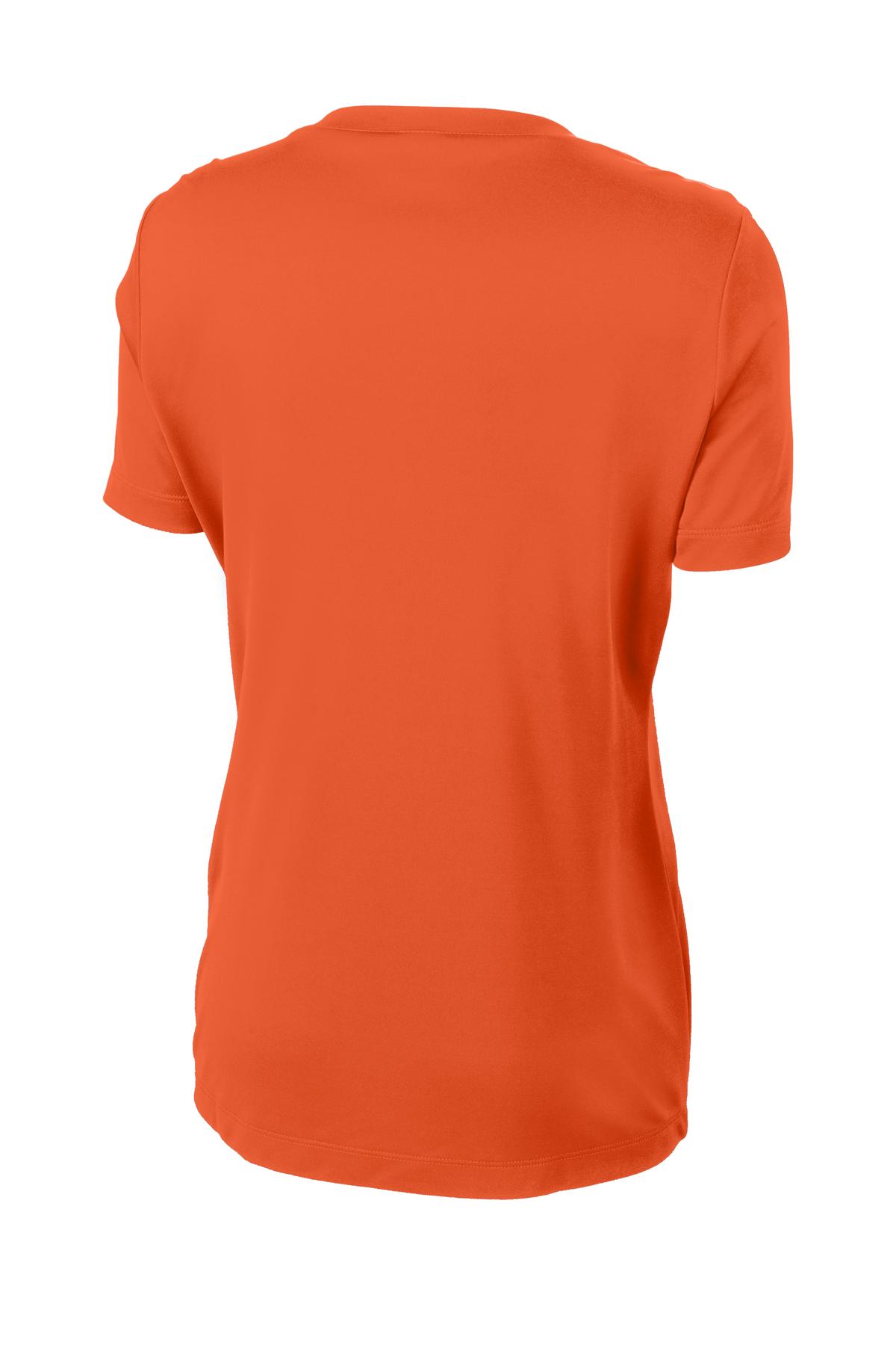 Women's PosiCharge Competitor V-Neck Tee - Deep Orange