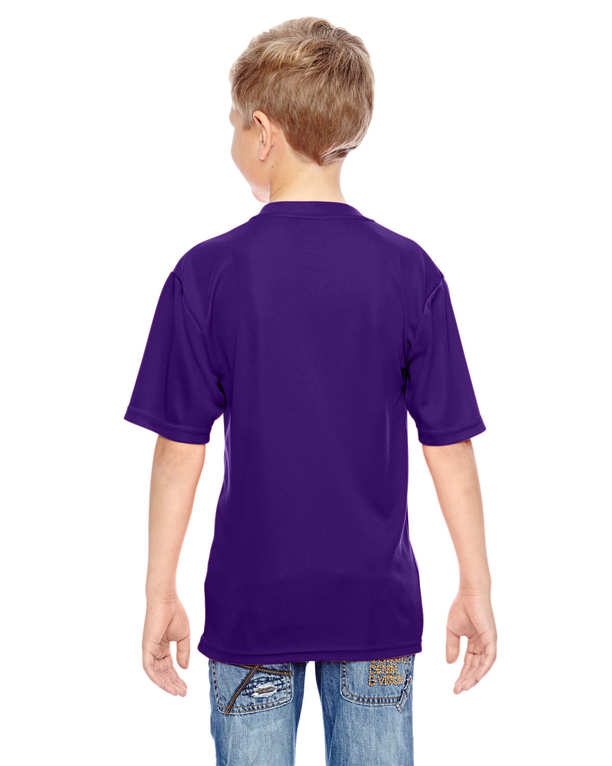Youth Wicking T-Shirt - Purple