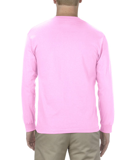 Unisex Heavyweight Cotton Long-Sleeve T-shirt - Pink