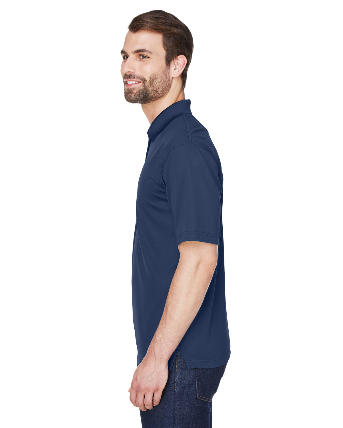 Men's Cool & Dry Mesh Piqué Polo - Navy