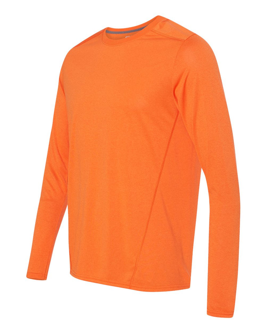 Unisex Performance®  Long-Sleeve Tech T-Shirt - Marbled Orange