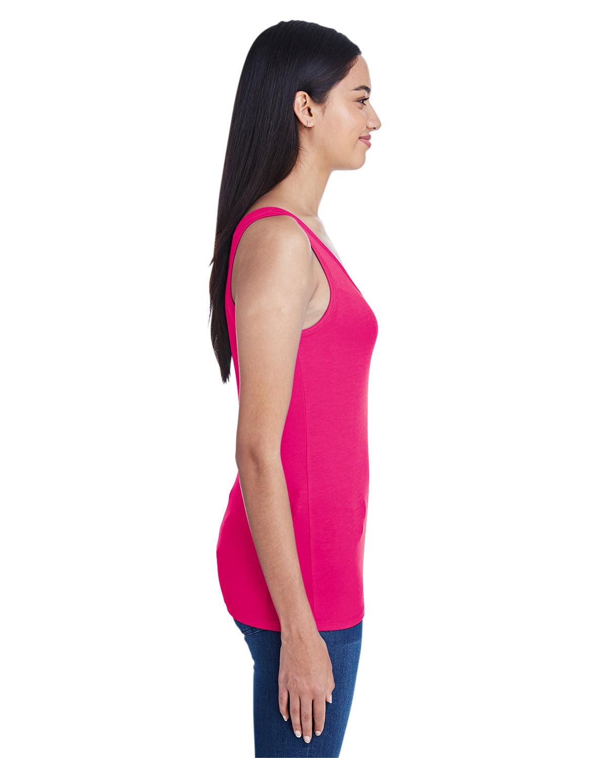 Women's Stretch Tank - Hot Pink