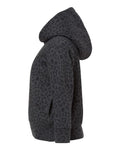 Rabbit Skins 3326 Black Leopard — direct side