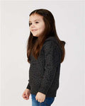 Rabbit Skins 3326 Black Leopard — on model side