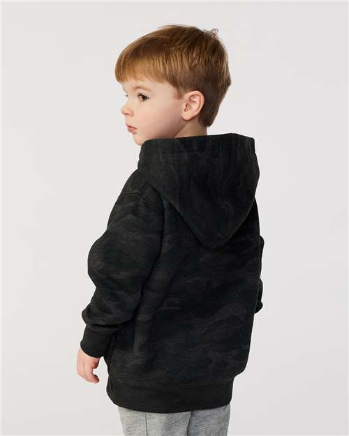 Rabbit Skins 3326 Storm Camo — on model back