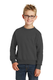 Port & Company PC90Y - Youth Core Fleece Crewneck Sweatshirt - Charcoal
