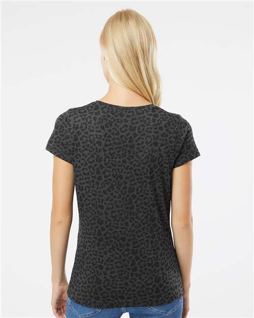 LAT 3516 Black Leopard — on model back
