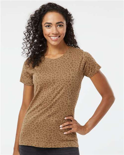 LAT 3516 Brown Leopard — on model front