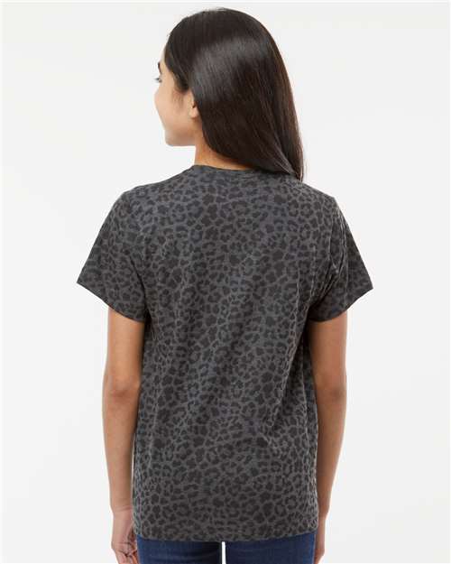 LAT 6101 Black Leopard — on model back