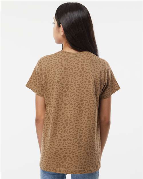 LAT 6101 Brown Leopard — on model back