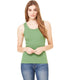 Bella + Canvas 4000 - Women's 2x1 Rib Tank - Leaf