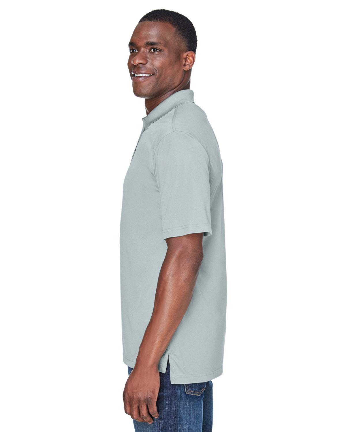 Men's Cool & Dry Sport Performance Interlock Polo - Gray