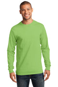 Unisex Long Sleeve Essential Tee - Lime