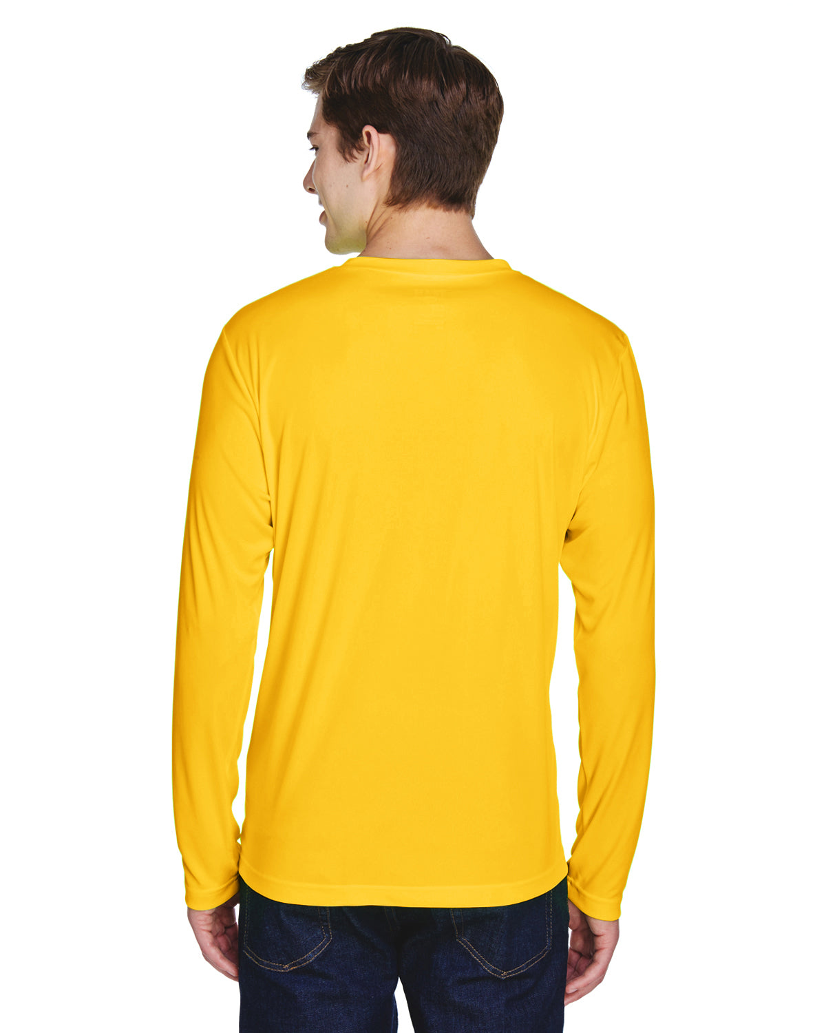 Men's Zone Performance Long-Sleeve T-Shirt - Sport Athletic Gold