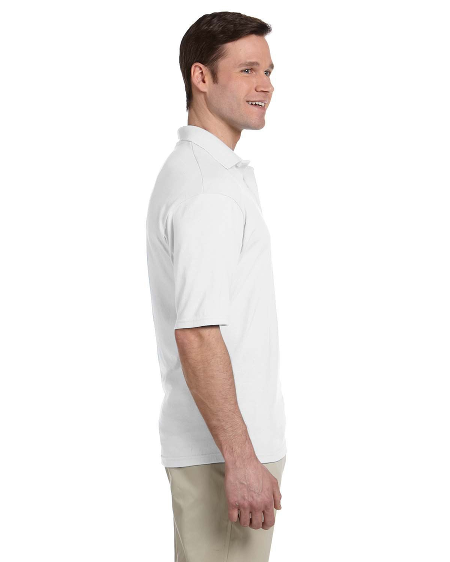 Unisex SpotShield��� Pocket Jersey Polo - White