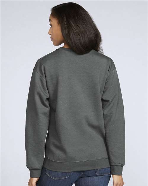 Gildan SF000 Charcoal — on model back