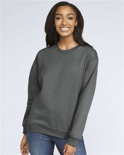 Gildan SF000 Charcoal — on model front