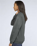 Gildan SF000 Charcoal — on model side