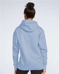 Gildan SF500 Stone Blue — on model back