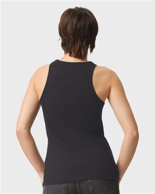 American Apparel 101CVC Black — on model back