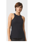 American Apparel 101CVC Black — on model front