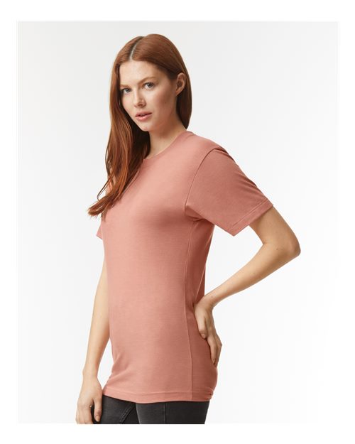 American Apparel TR401 Tri-Coral — on model side