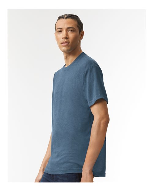 American Apparel TR401 Tri-Dusk — on model side