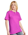 American Apparel 2001 Super Pink — on model side