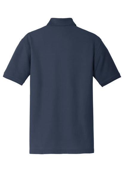 Unisex Core Classic Pique Polo - River Blue Navy