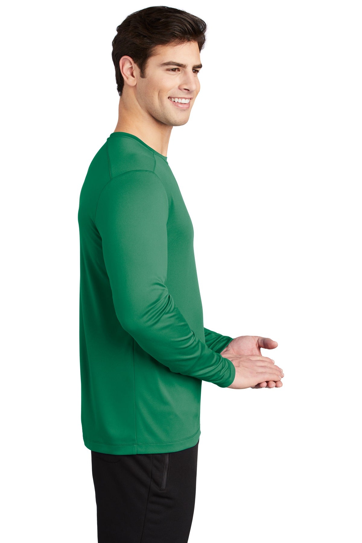 Unisex Posi-UV Pro Long Sleeve Tee - Kelly Green