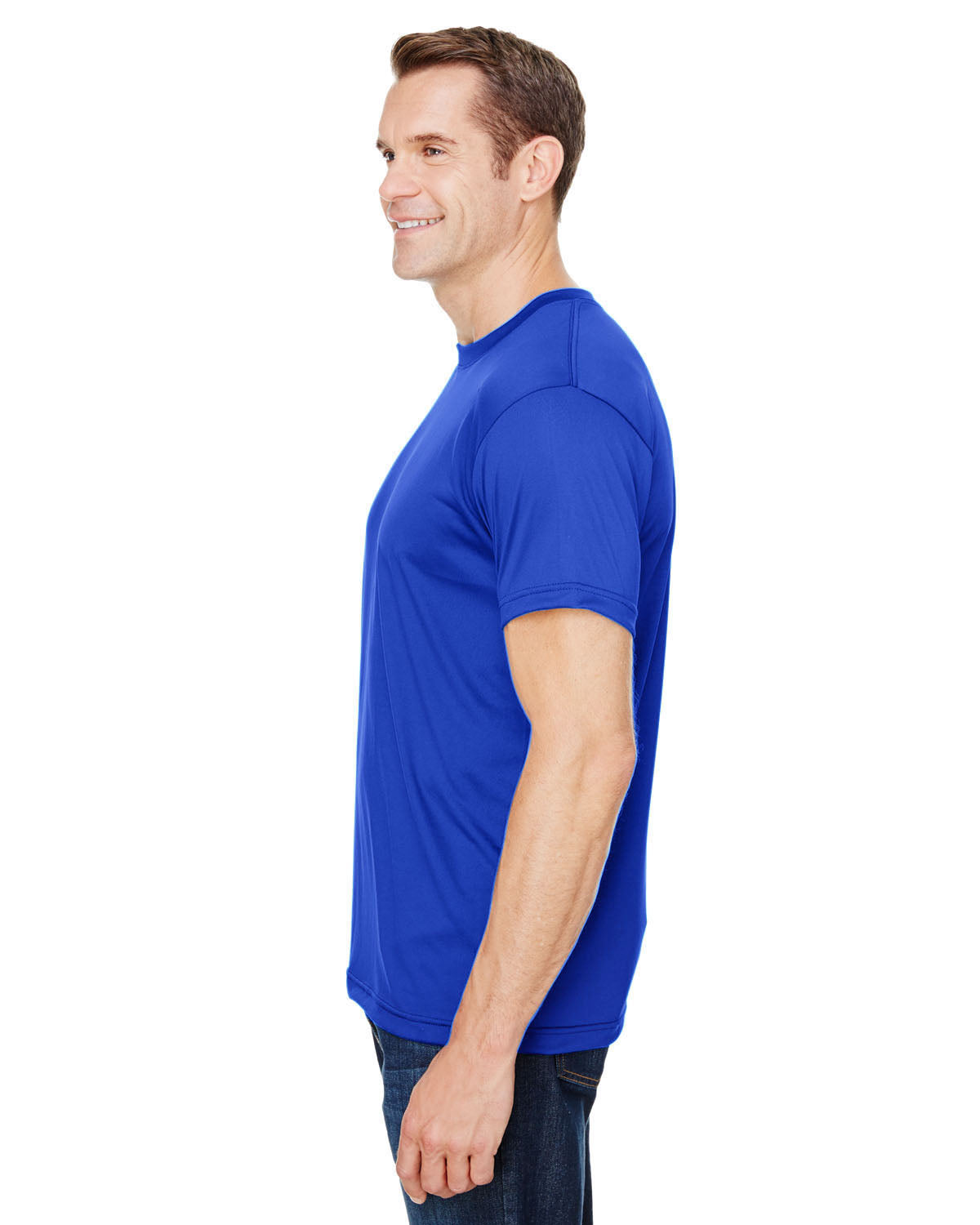 Unisex Polyester Performance T-Shirt - Royal Blue