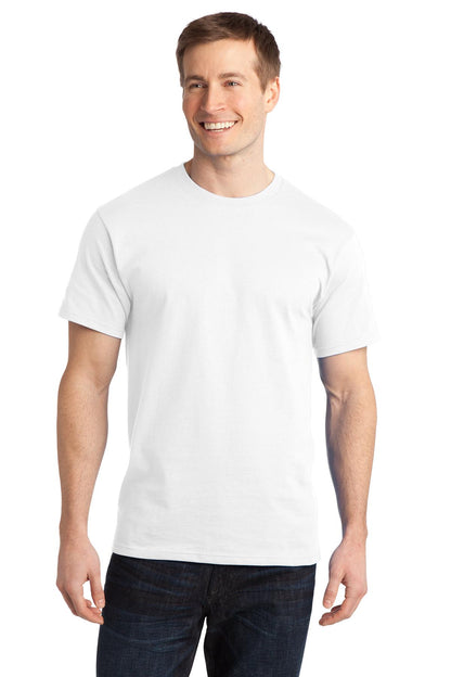 Unisex Ring Spun Cotton Tee - White