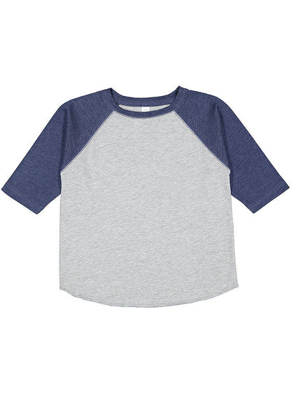 Toddler Baseball T-Shirt - VN Heather/VN True Navy