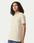 American Apparel 2001CVC Heather Bone — on model side