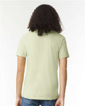American Apparel 2001CVC Heather Cucumber — on model back