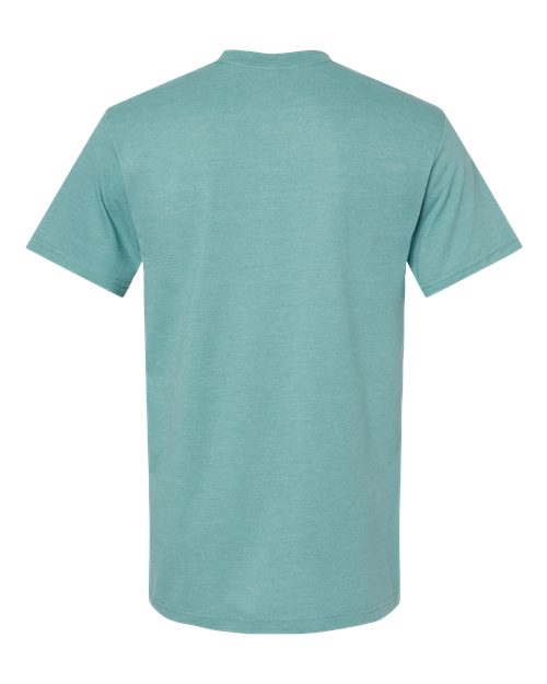 American Apparel 2001CVC Heather Arctic — back