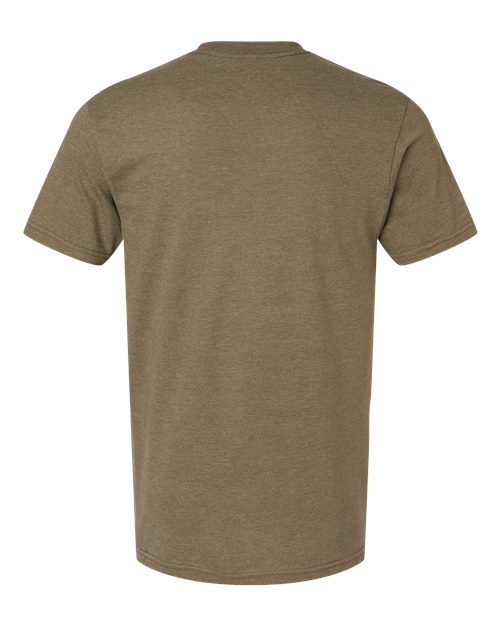 American Apparel 2001CVC Heather Army — back