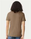 American Apparel 2001CVC Heather Army — on model back