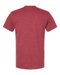 American Apparel 2001CVC Heather Cardinal — back