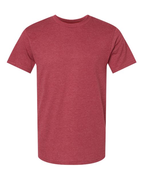 American Apparel 2001CVC Heather Cardinal — front