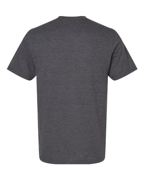 American Apparel 2001CVC Heather Charcoal — back