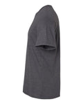 American Apparel 2001CVC Heather Charcoal — direct side