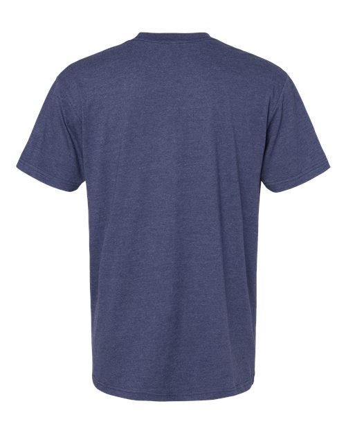 American Apparel 2001CVC Heather Indigo — back